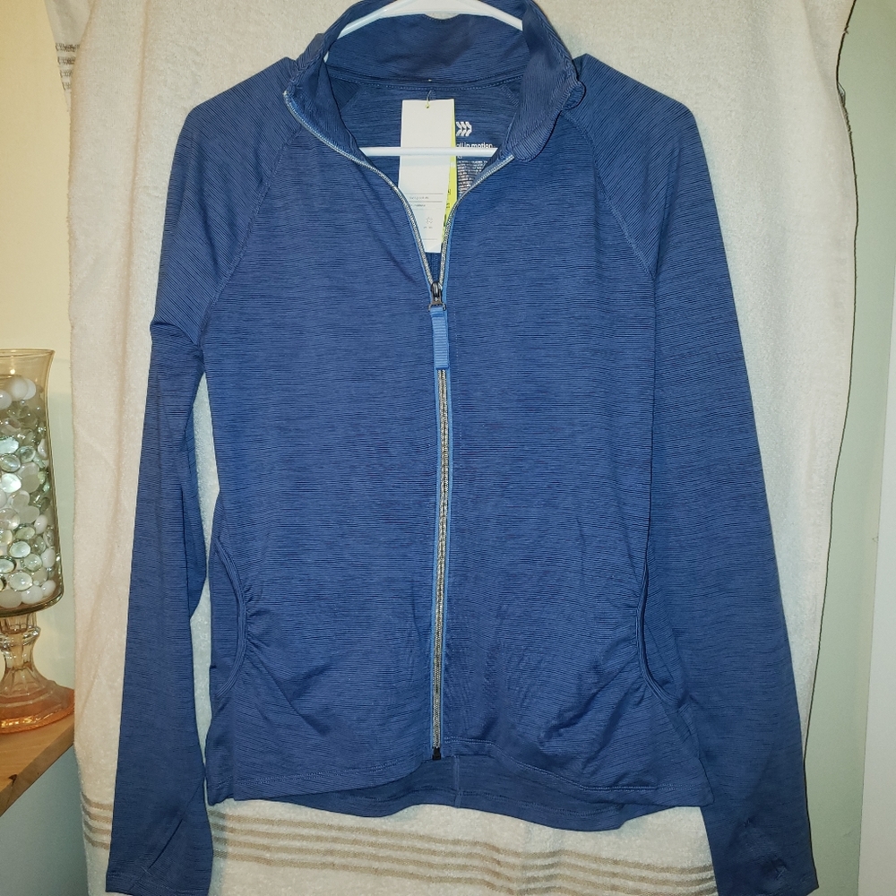 Xs blue light zipper top